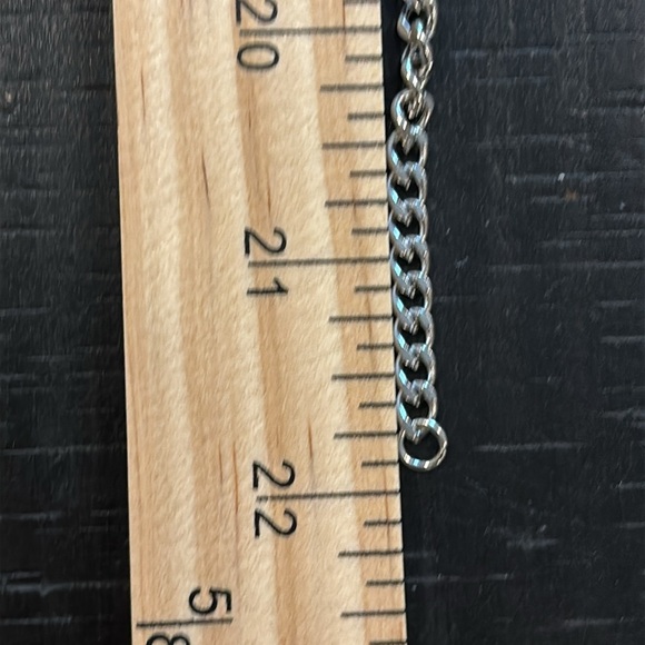 Men's Stainless Steel Silver Cuban Link Chain Necklace - Picture 7 of 7